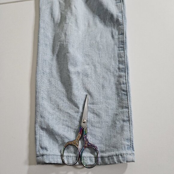 AG Adriano Goldschmied Jeans Womens 28R Blue High Rise Ex Boyfriend Slouchy Slim - Picture 8 of 16